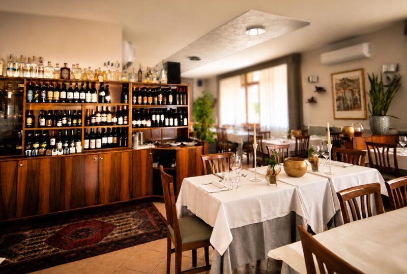 interno Ristorante La Villetta da Roberto Abano Terme